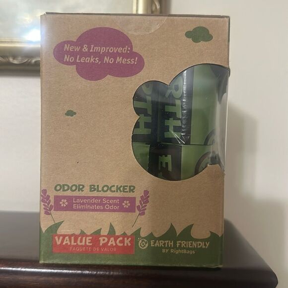 Right Bags Earth Friendly Green Pet Waste Bags Eco-Friendly Heavy Duty 18 Rolls - Picture 3 of 9